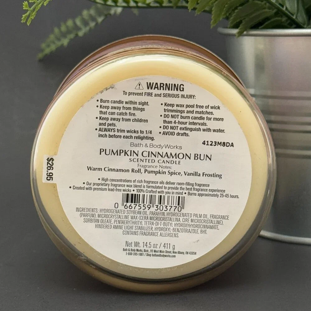 Bath & Body Works pumpkin cinnamon